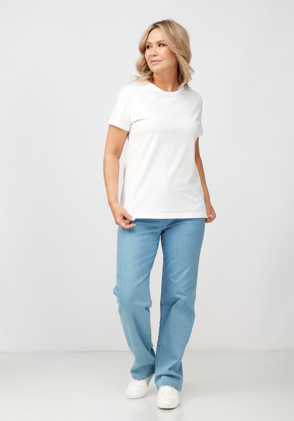 Футболка женская свободного кроя шир.  580, рис. 14