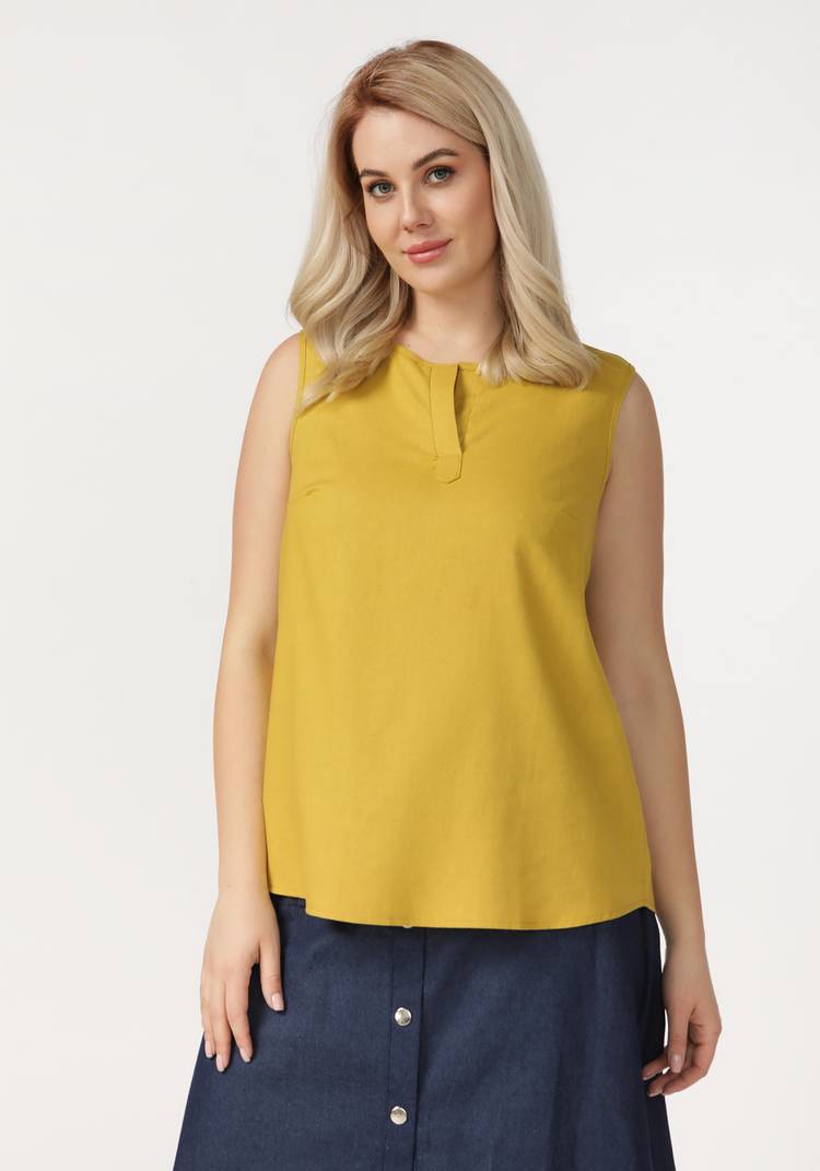 Блуза без рукавов с круглым вырезом шир.  750, рис. 11