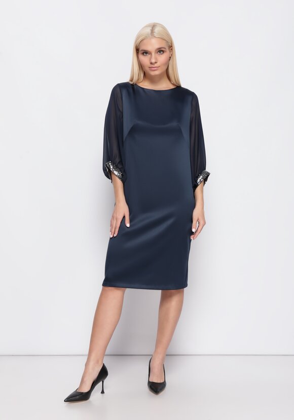 Платье Стиль рукавами из вуали шир.  580, рис. 16