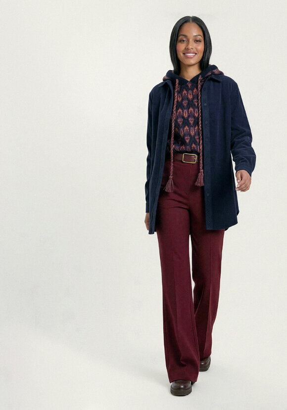 Рубашка из микровельвета с вышивкой шир.  580, рис. 8