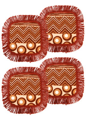 Сидушка для стула, 4 шт.