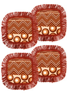 Сидушка для стула, 4 шт.