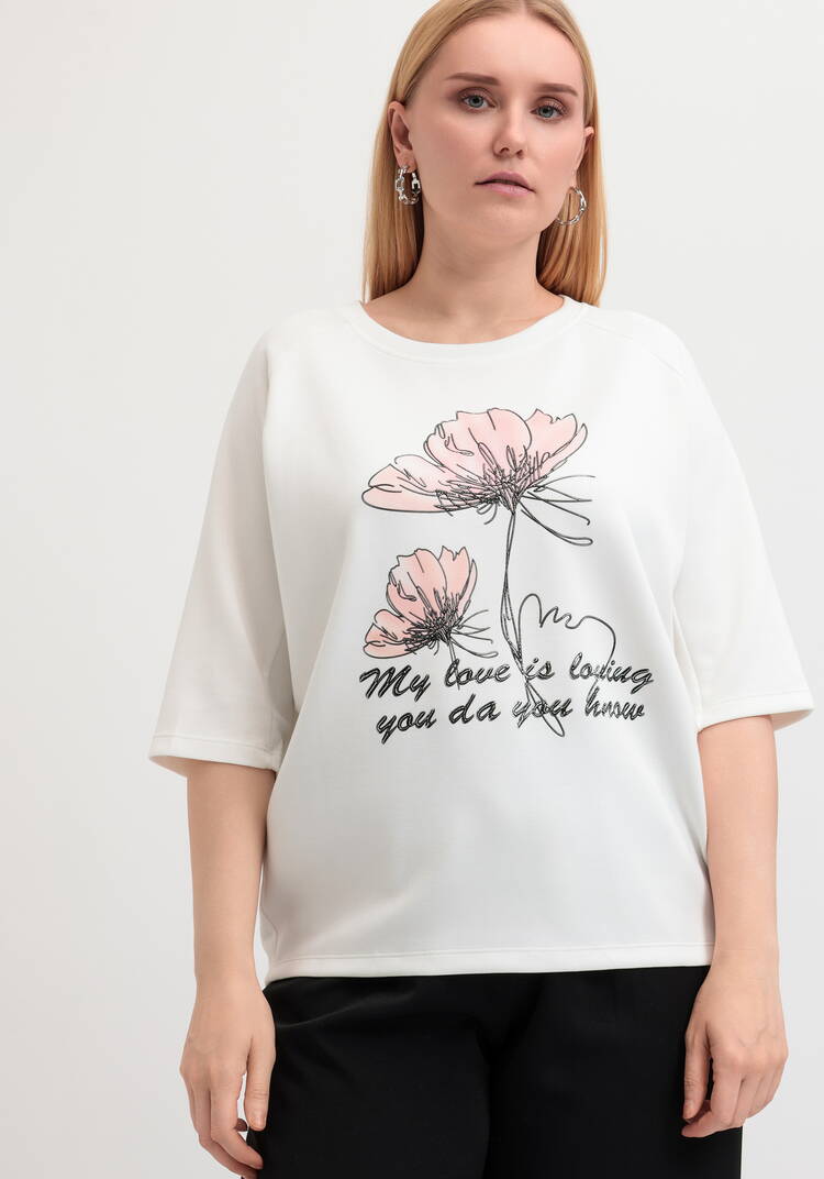 Блуза Аленький цветочек шир.  750, рис. 14