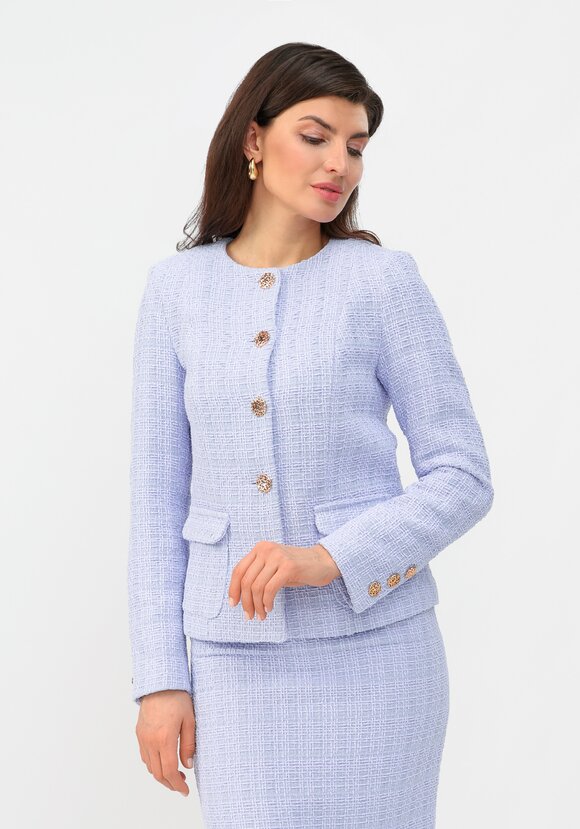 Жакет однобортный шир.  580, рис. 21