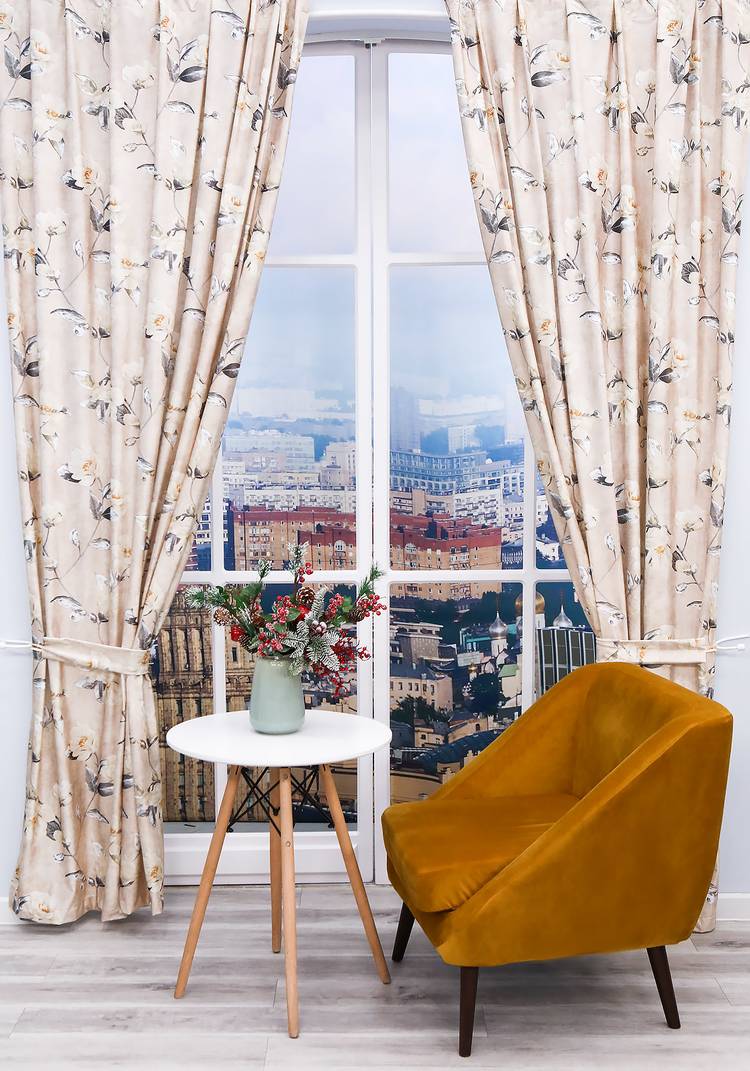 Портьеры бархатные Амальфи шир.  750, рис. 11