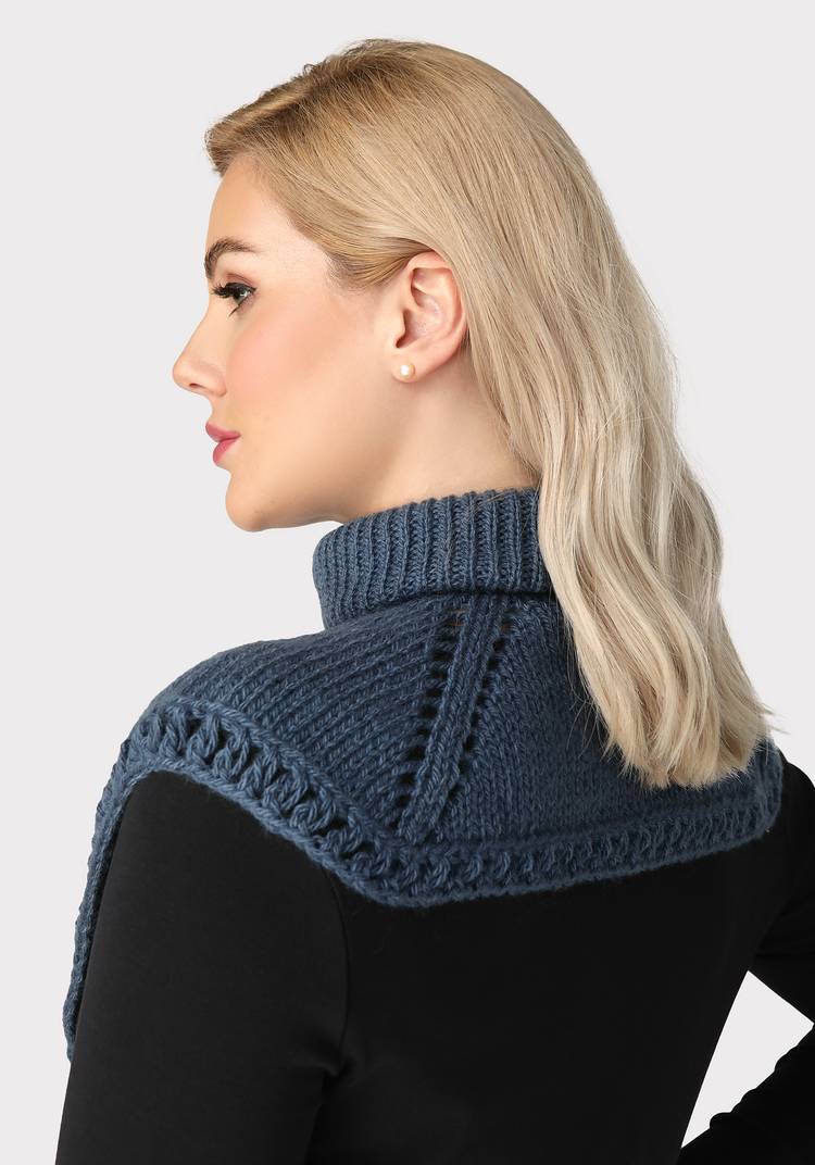 Манишка вязаная шир.  750, рис. 16