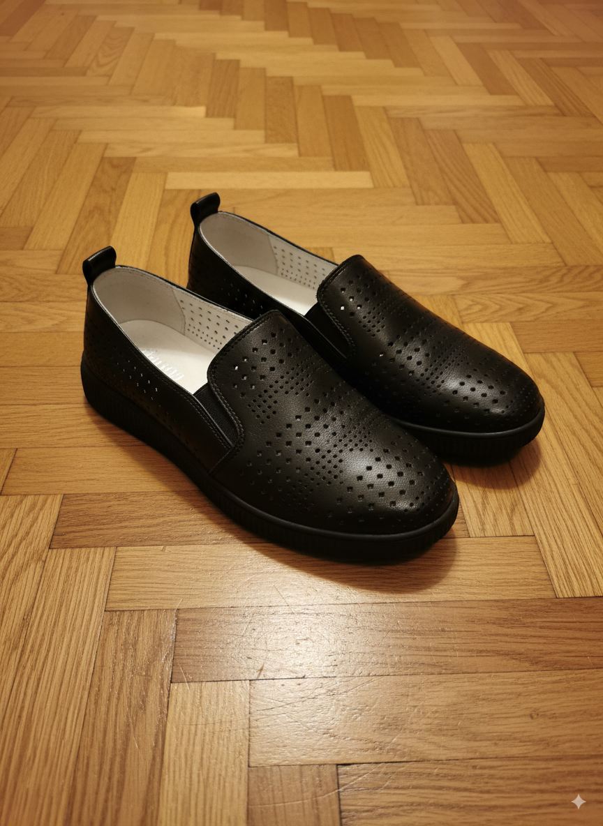 

Слипоны женские "Марсель" Resale, Черный