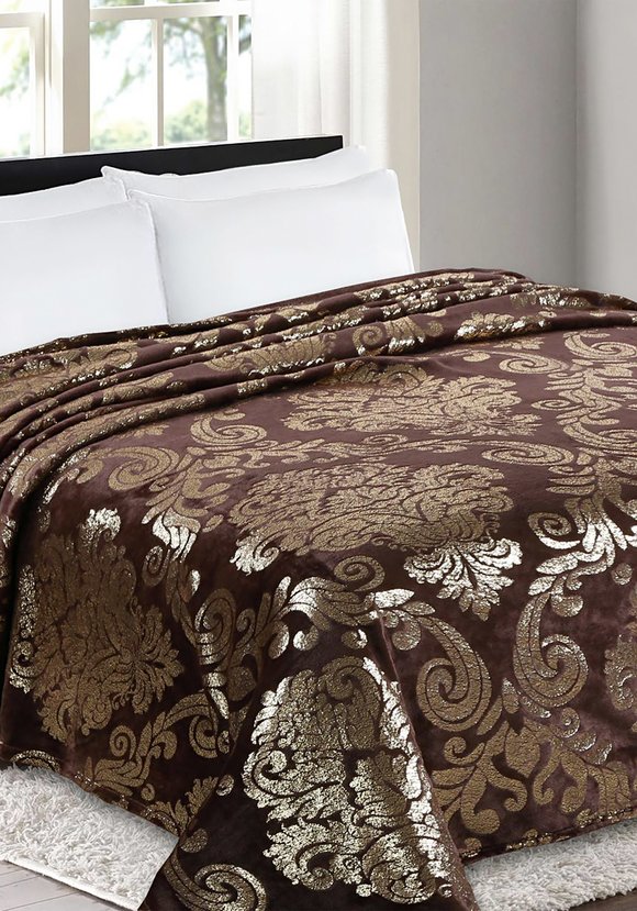 Покрывало Королевские узоры, велсофт шир.  580, рис. 2