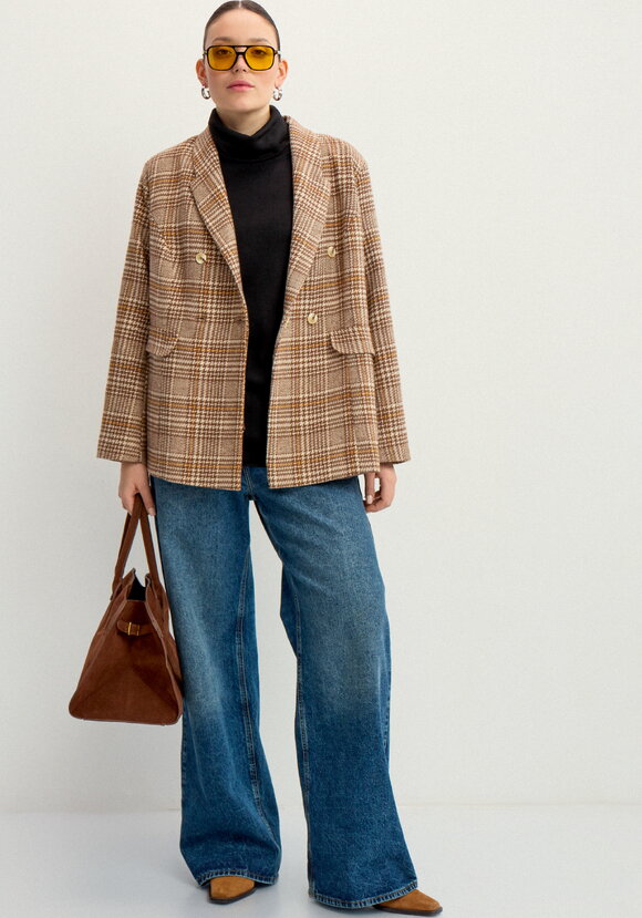 Удлиненная туника с воротником хомут шир.  580, рис. 7