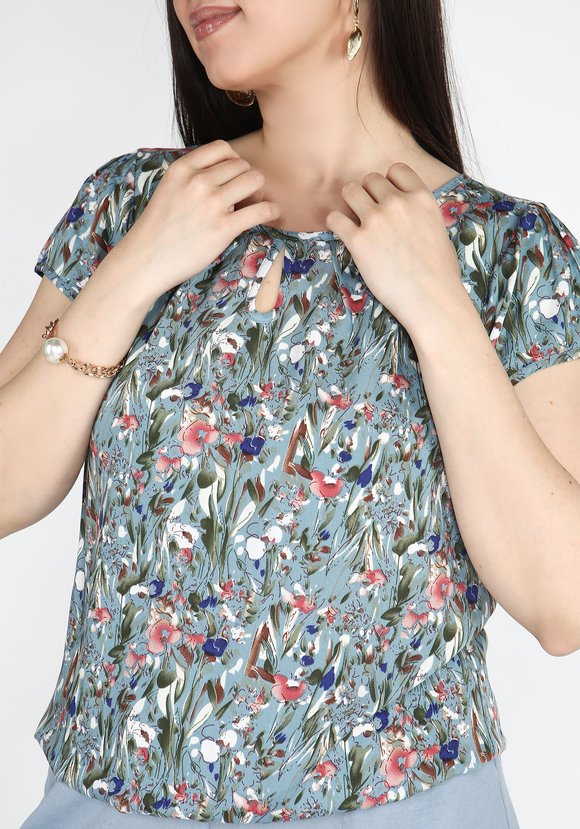 Блузка Летний ветерок шир.  580, рис. 8