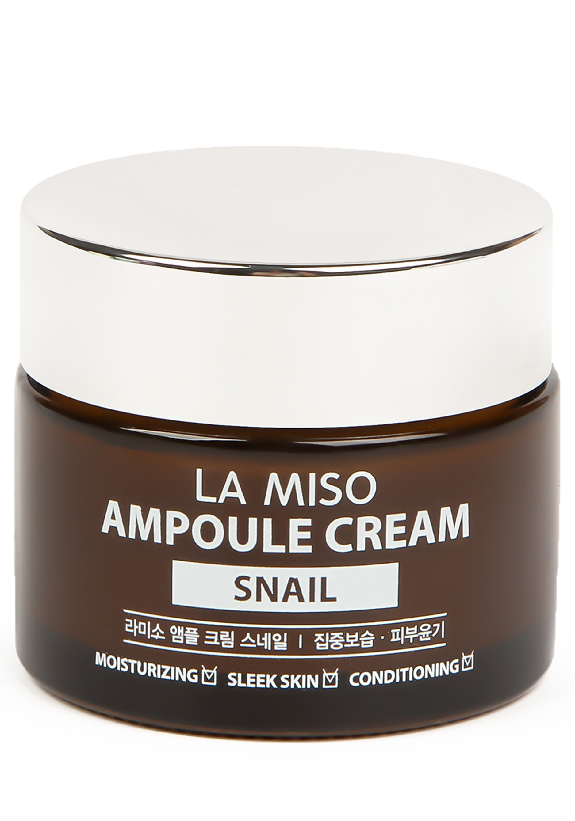 Купить крем улитки. La Miso Ampoule Cream Snail. Ампульный крем la Miso с экстрактом слизи улитки, 50 мл. Snail Ampoule Cream крем с экстрактом улитки. Корейский крем для лица Ampoule.