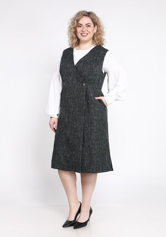 Сарафан двубортный шир.  580, рис. 4