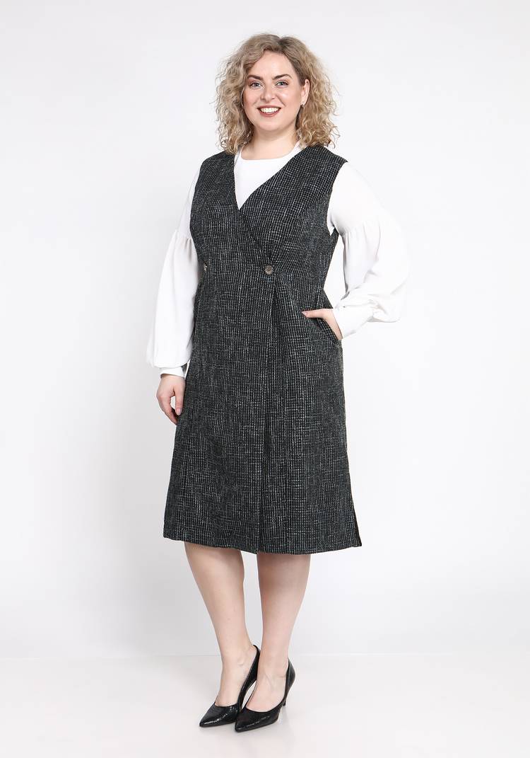 Сарафан двубортный шир.  750, рис. 4