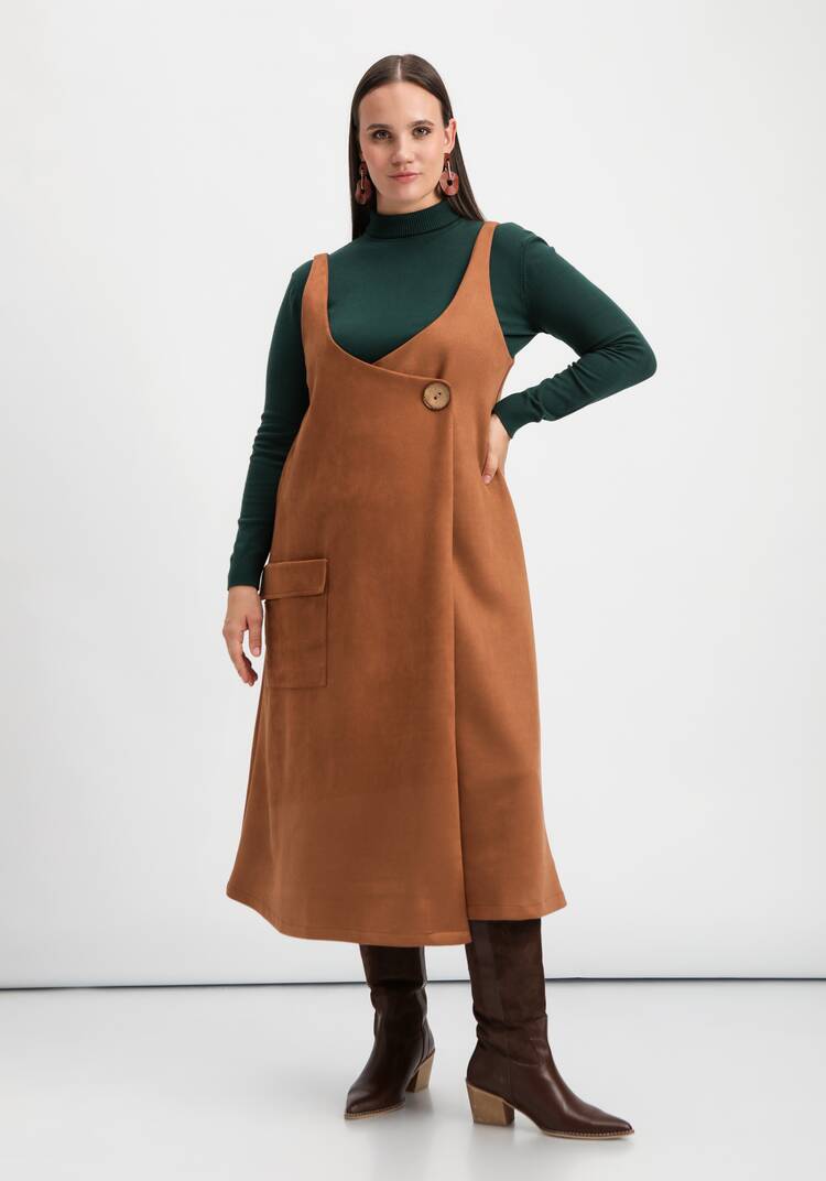 Сарафан оверсайз с накладным карманом шир.  750, рис. 8