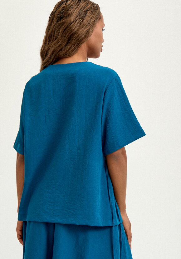 Блуза  свободного кроя шир.  580, рис. 11