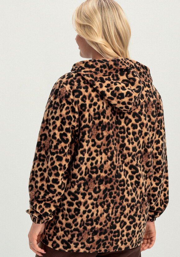 Толстовка из флиса с анималистичным принтом шир.  580, рис. 3