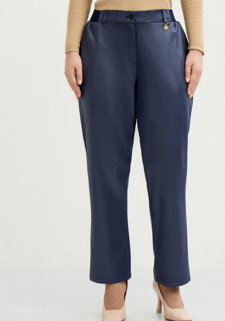 Брюки с комфортным поясом на рeзинке шир.  750, рис. 4