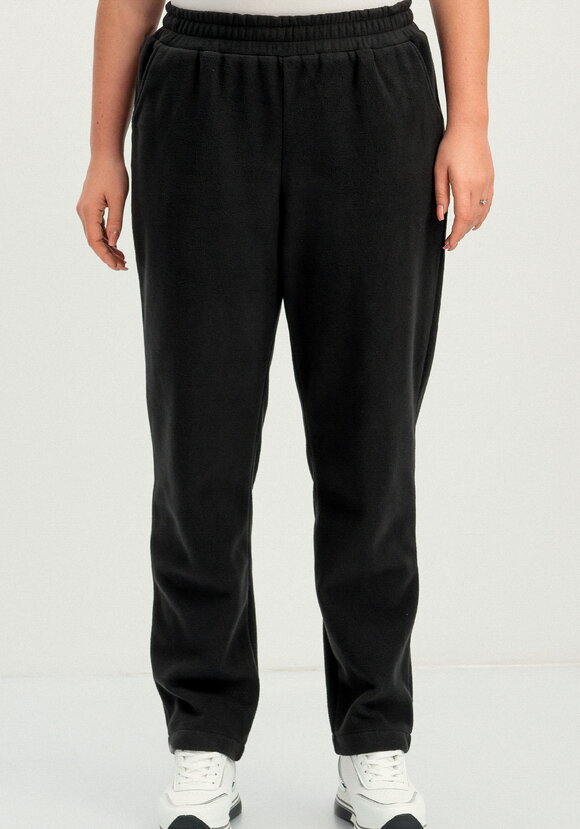 Брюки прямые из флиса на резинке шир.  580, рис. 20