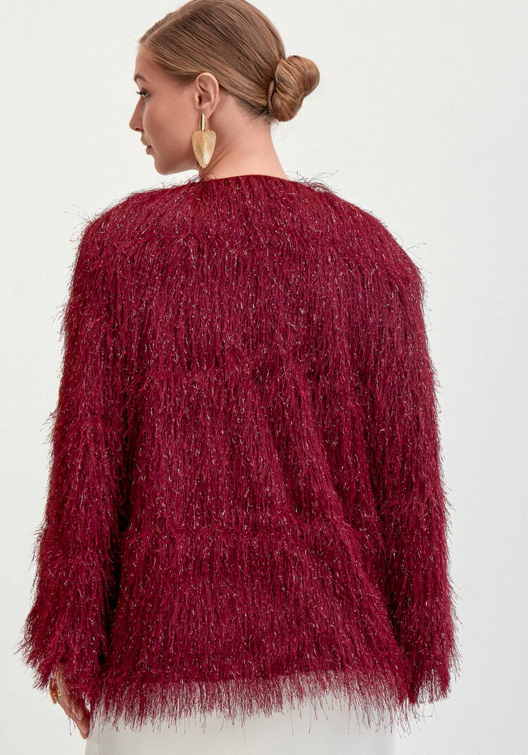 Жакет из ткани с блестящим ворсом шир.  750, рис. 3