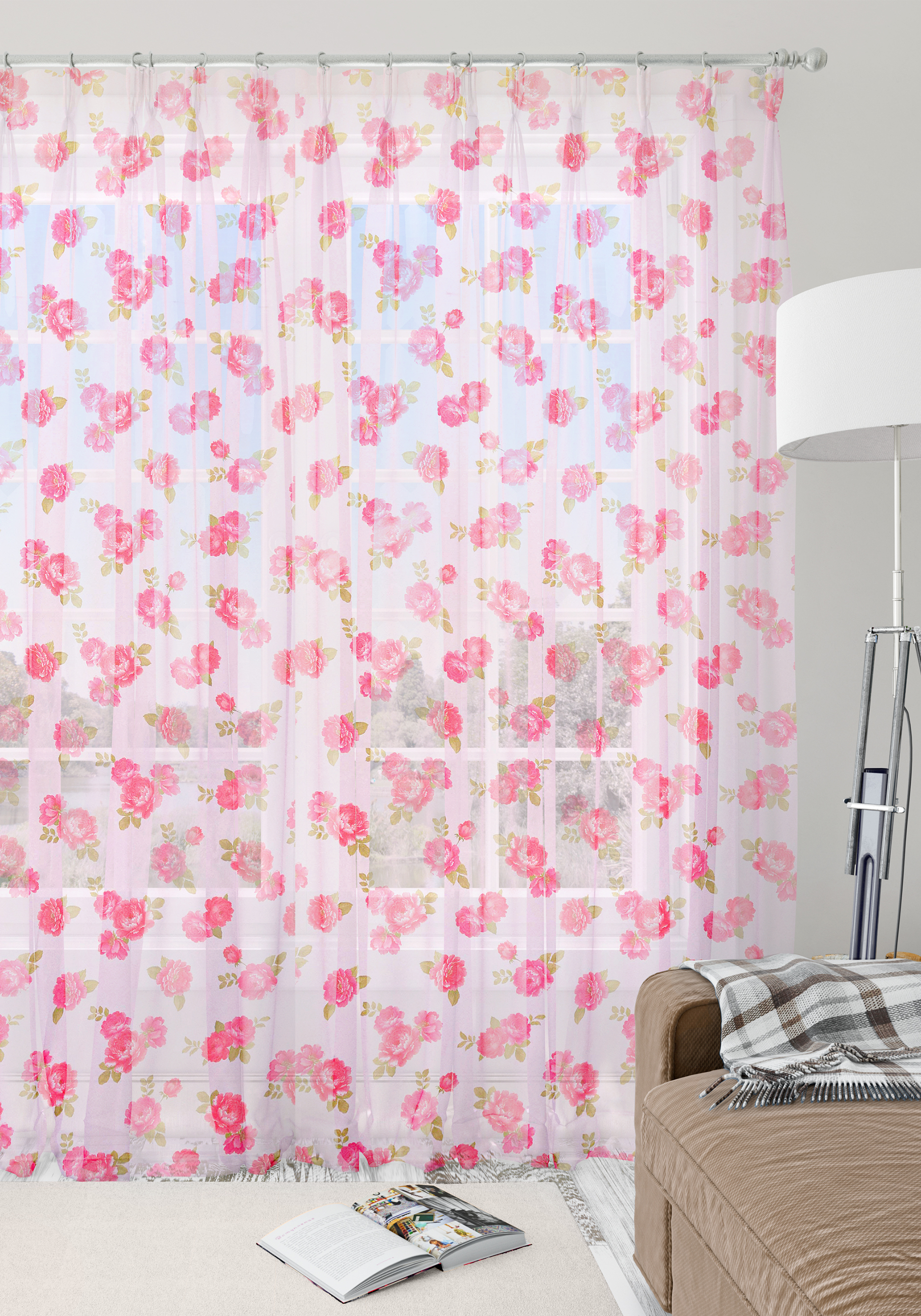 Тюль-вуаль quotСимфония цветов quot 1999₽