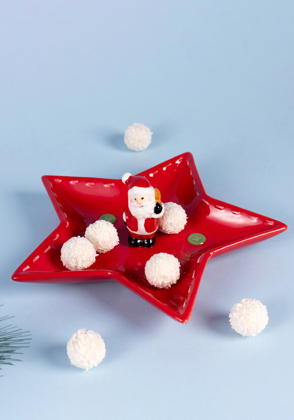 Фигурное блюдо Новогодний подарок шир.  580, рис. 1