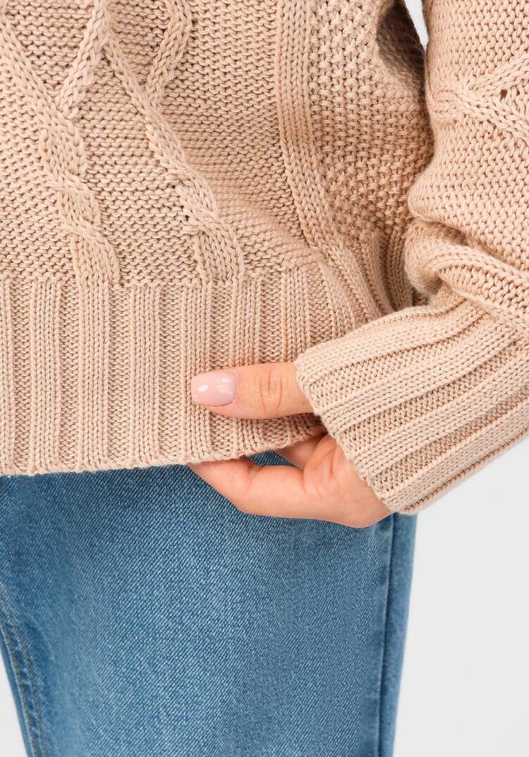 Джемпер с V образным вырезом без метанити шир.  750, рис. 7