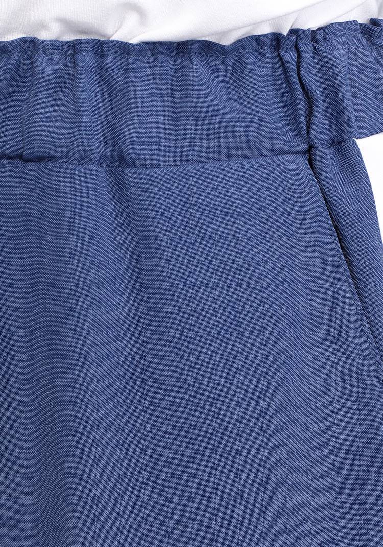 Брюки с лампасами на манжете по низу шир.  750, рис. 7