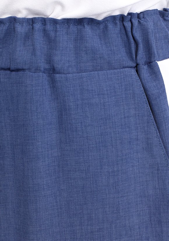 Брюки с лампасами на манжете по низу шир.  580, рис. 7