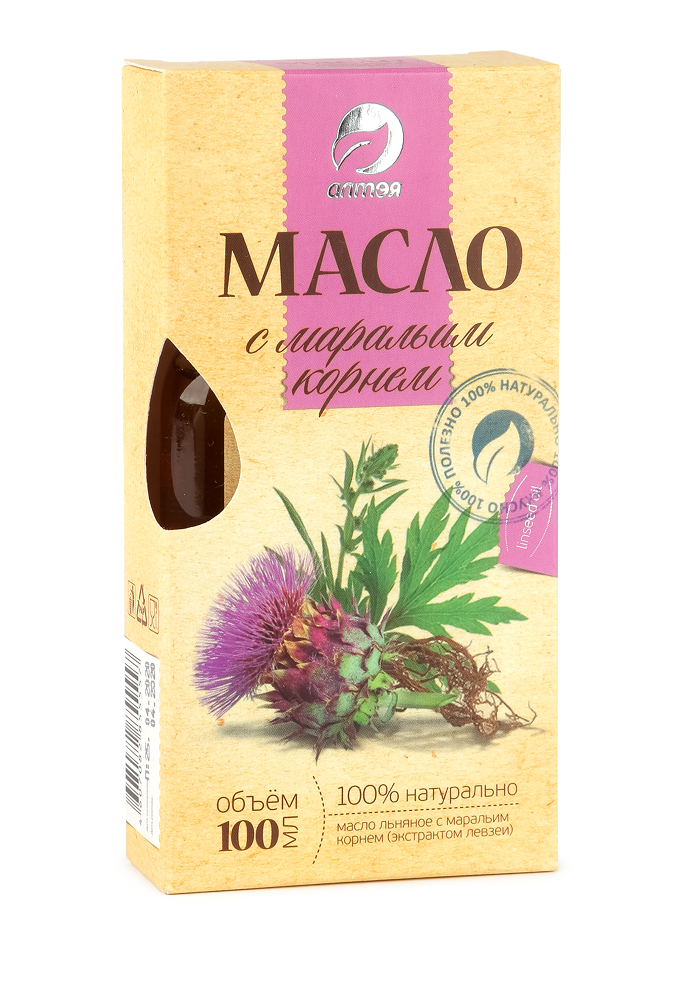 

Масло льняное с маральим корнем АЛТЭЯ