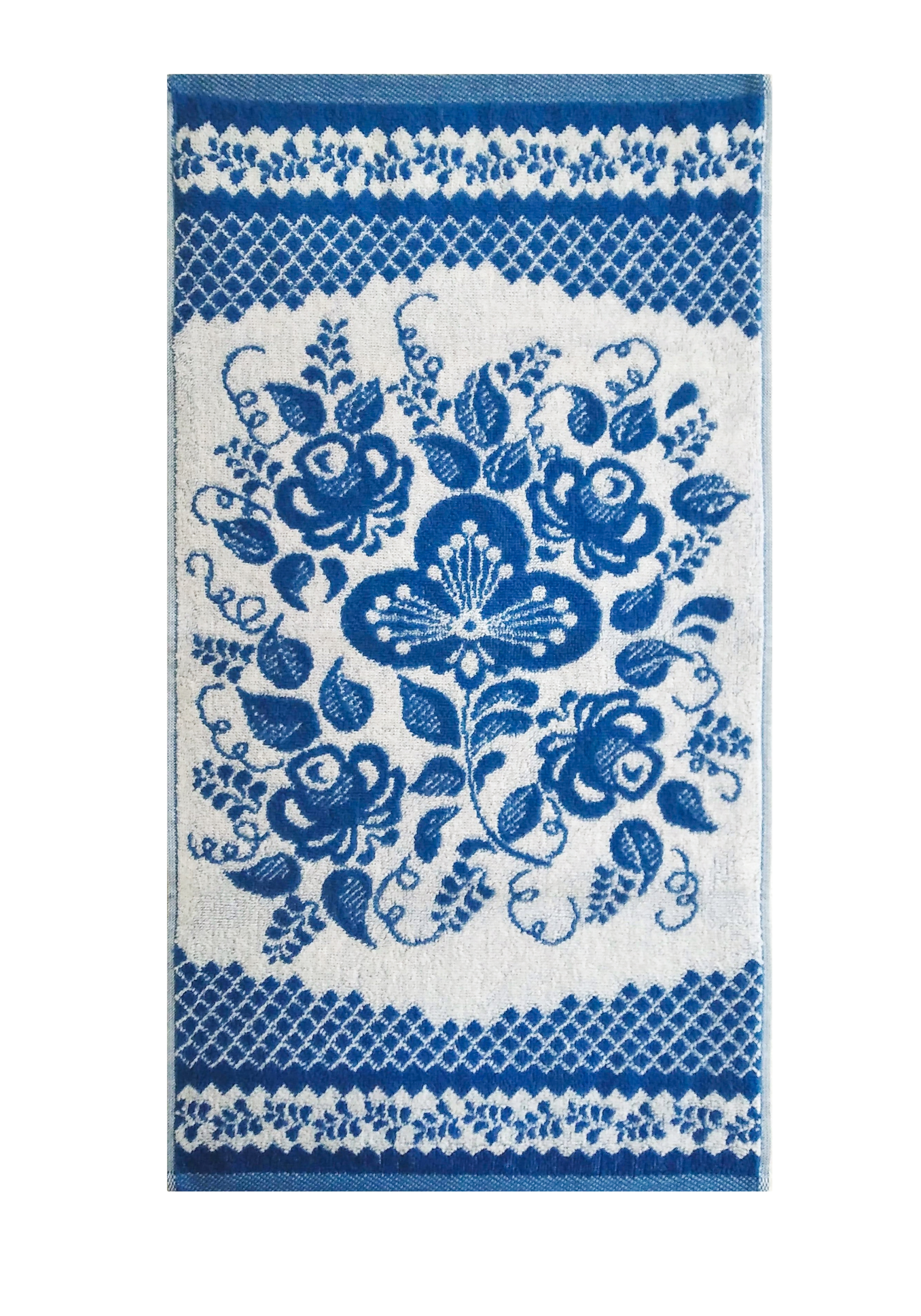Полотенце махровое "Гжель" Авангард, цвет синий, размер 30*60 - фото 1