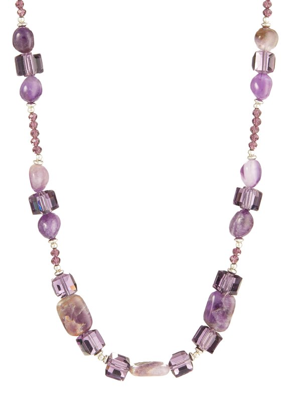 Бусы  Аметистовое лето шир.  580, рис. 1