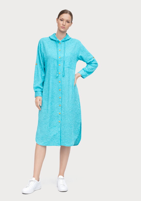 Платье-накидка из индийского хлопка шир.  580, рис. 8