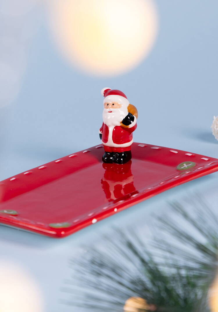 Блюдо сервировочное Новогодний подарок шир.  750, рис. 1