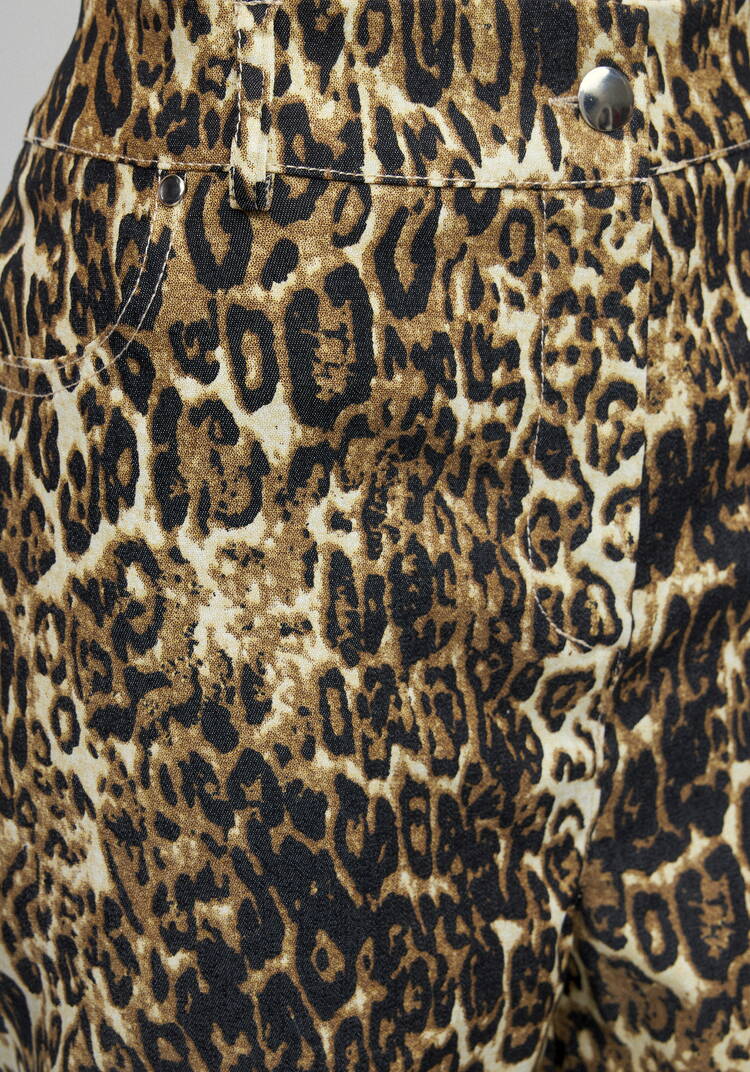 Брюки с анималистичным принтом Кристи шир.  750, рис. 5