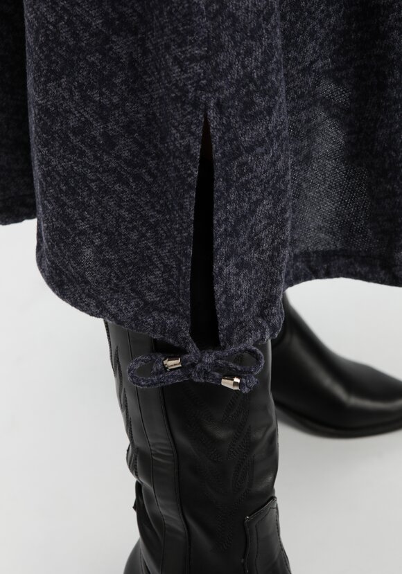 Юбка А-силуэта с кулиской по низу шир.  580, рис. 24