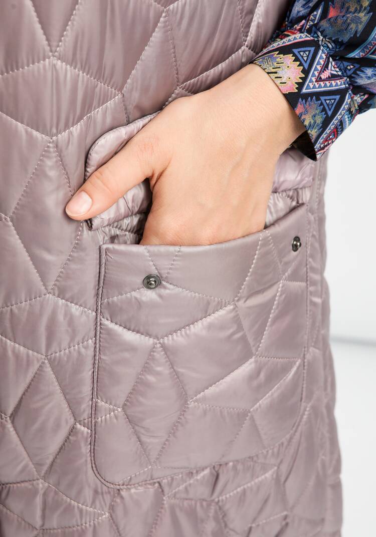 Жилет оверсайз удлинённый с капюшоном шир.  750, рис. 27