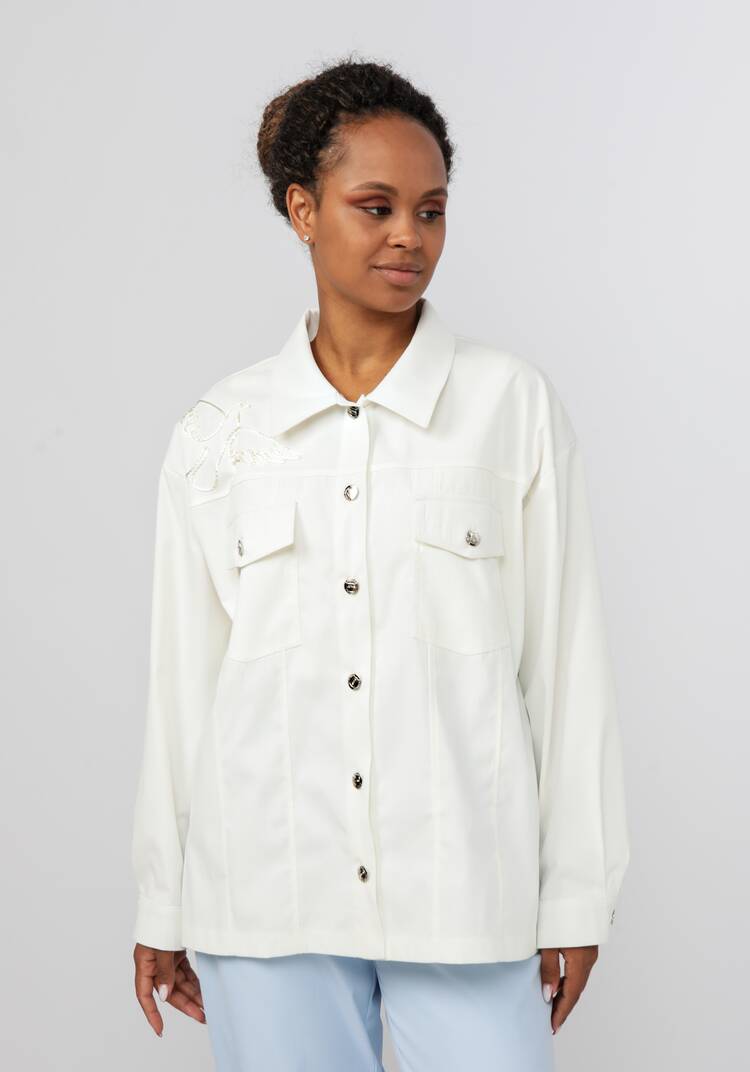 Жакет с вышивкой на кармане шир.  750, рис. 11