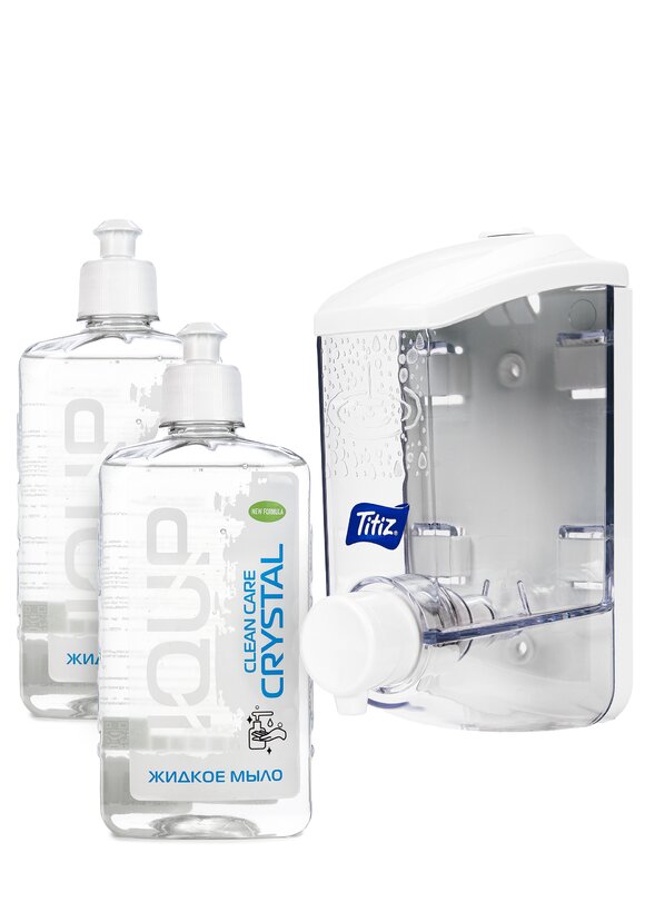 Диспенсер для жидкого мыла 400 мл + подарок шир.  580, рис. 1
