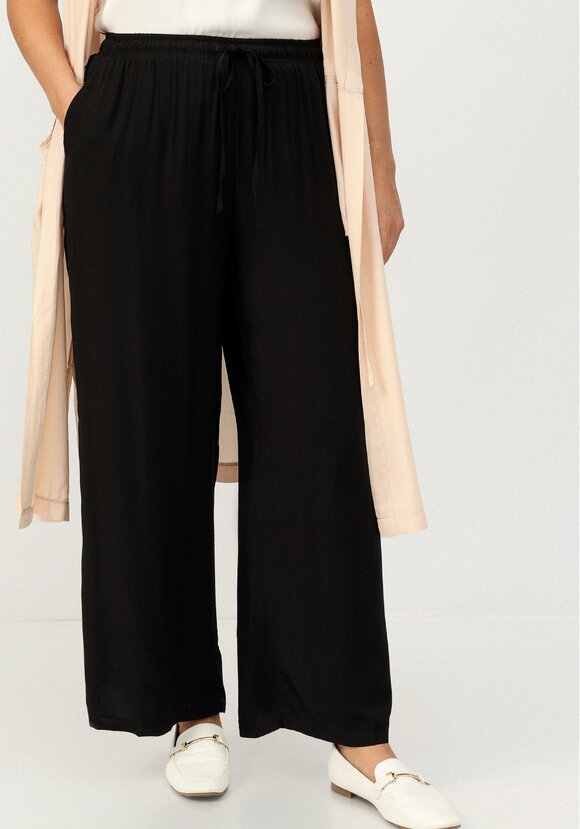 Брюки широкие на кулиске из штапеля шир.  580, рис. 16