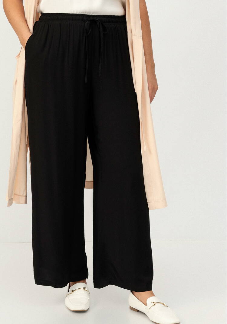 Брюки широкие на кулиске из штапеля шир.  750, рис. 16