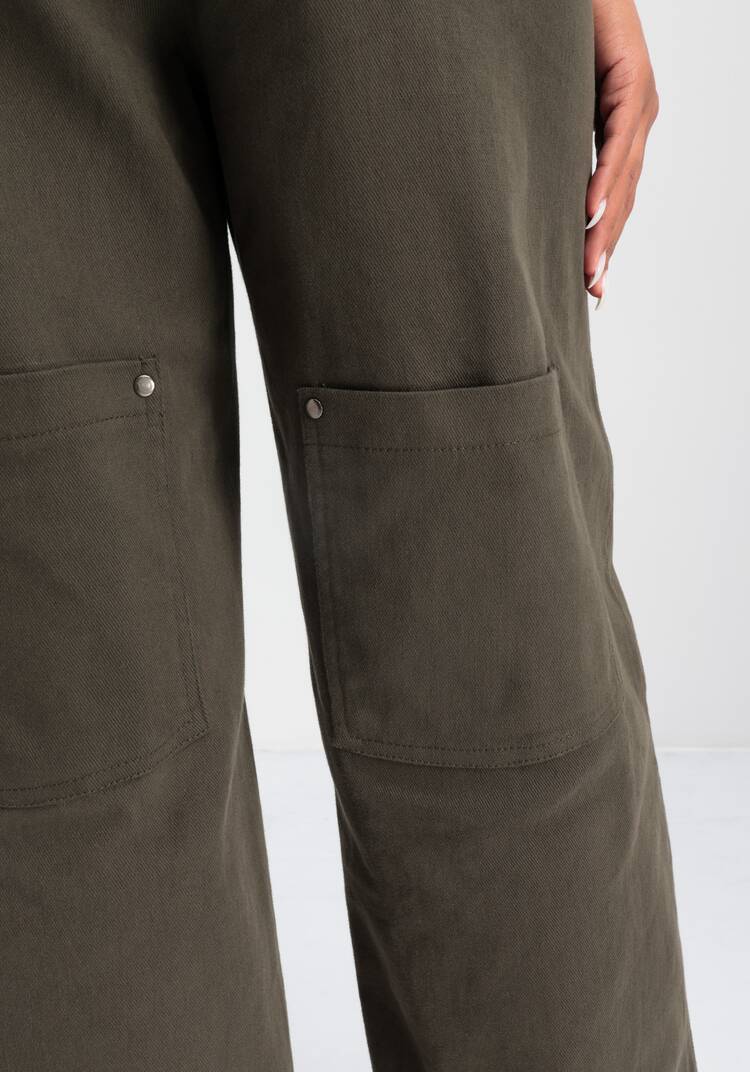 Брюки широкие с оригинальными карманами шир.  750, рис. 23