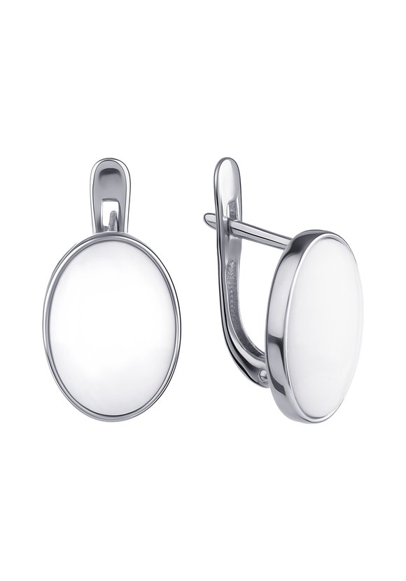 Серебряные серьги Манящее море шир.  580, рис. 2