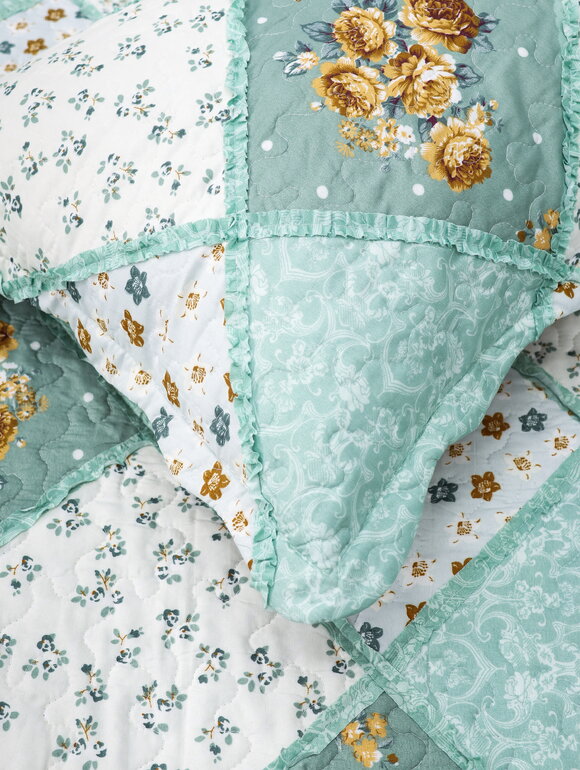 Покрывало с наволочками Печворк шир.  580, рис. 45