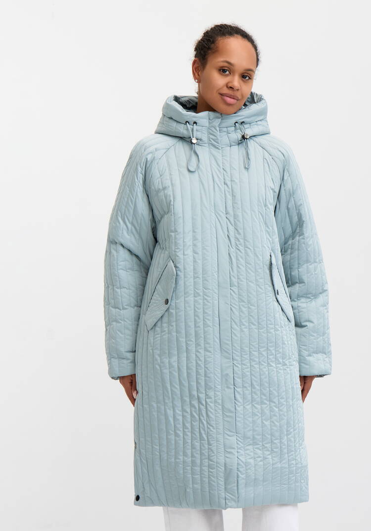 Куртка-пуховик прямого кроя шир.  750, рис. 20