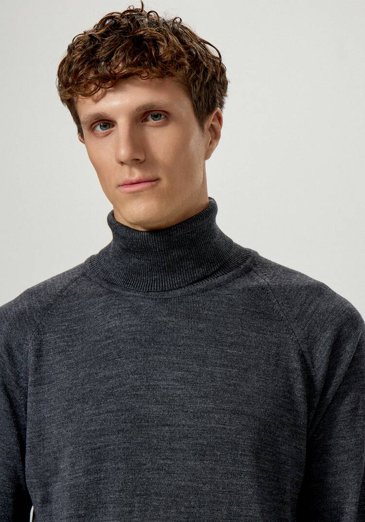 Свитер базовый с высоким воротом шир.  750, рис. 20