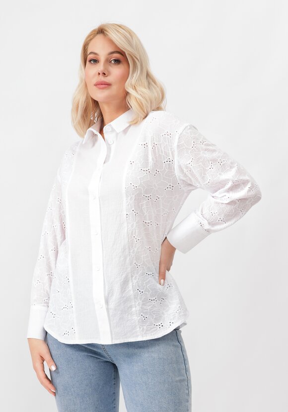 Рубашка со вставками из шитья шир.  580, рис. 1