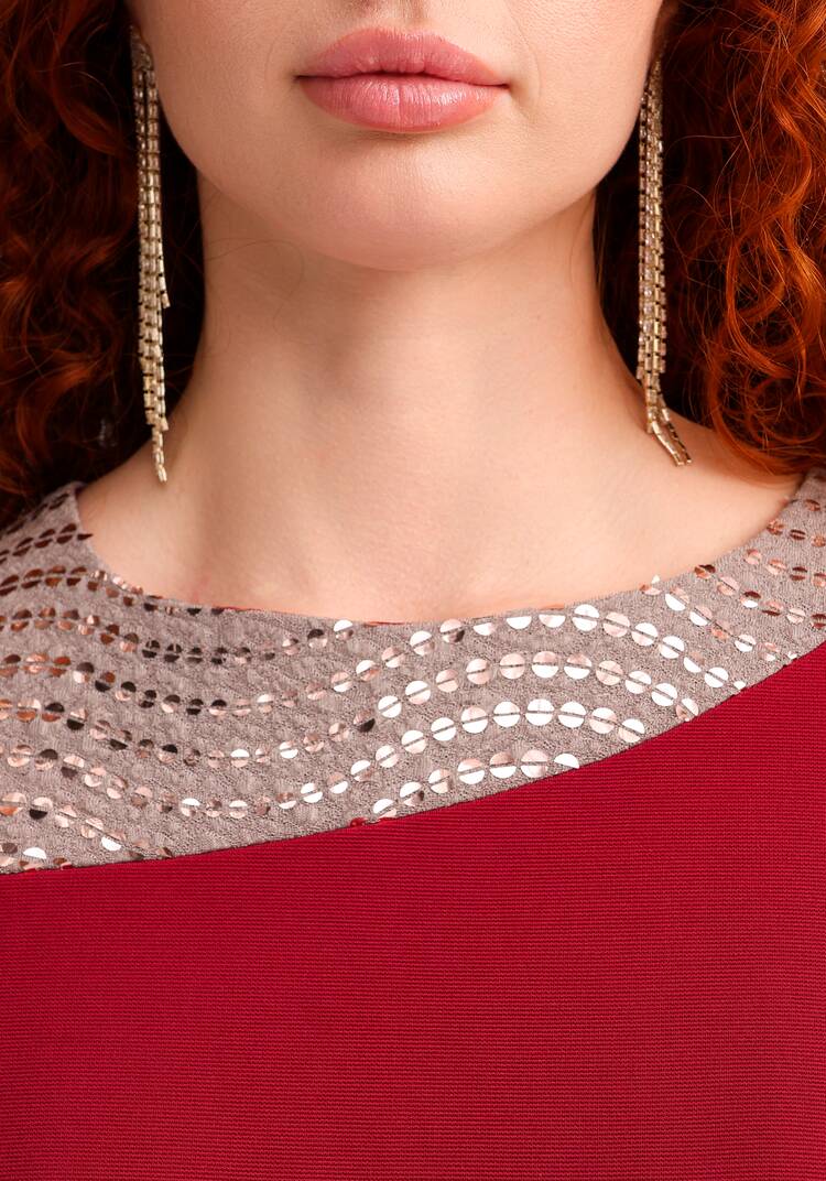 Платье с пайетками София шир.  750, рис. 12