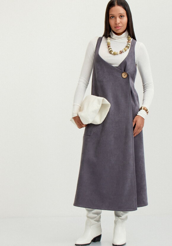 Сарафан с имитацией застёжки шир.  580, рис. 1