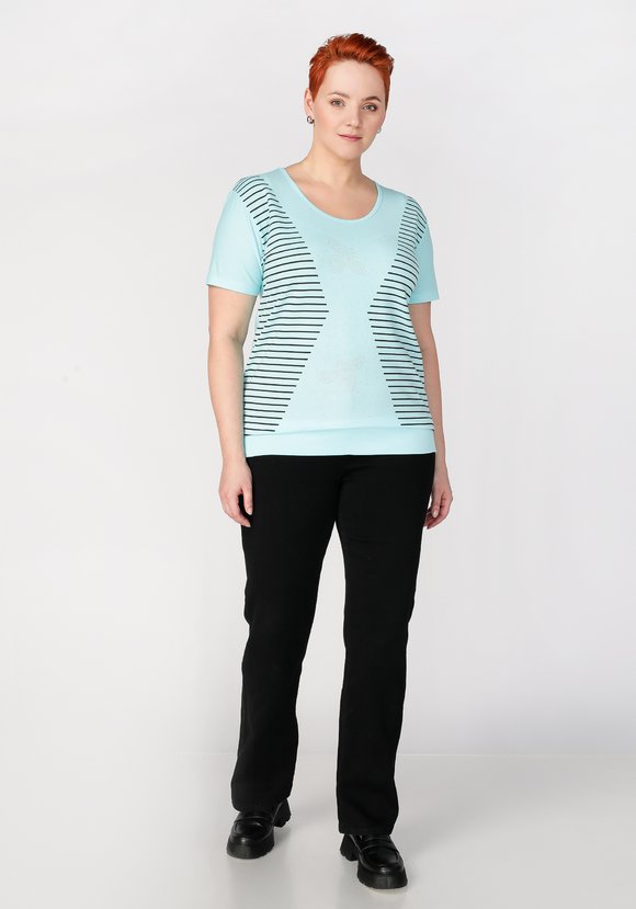 Блуза с принтом Агнес шир.  580, рис. 4