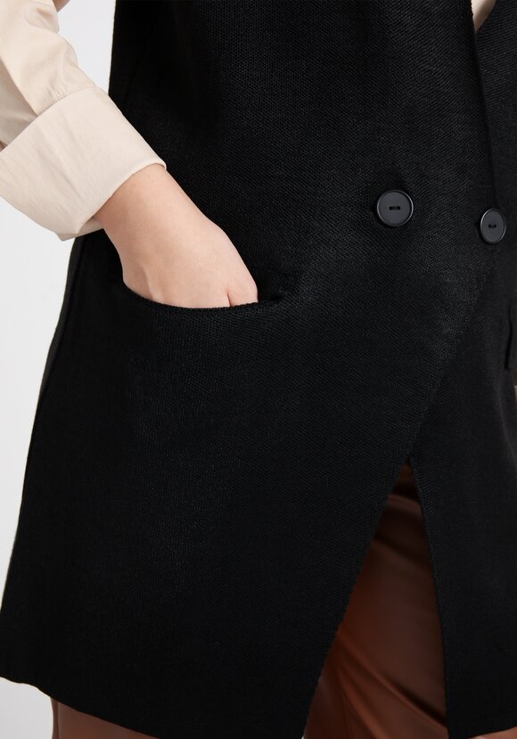 Жилет на пуговицах свободного силуэта шир.  580, рис. 5